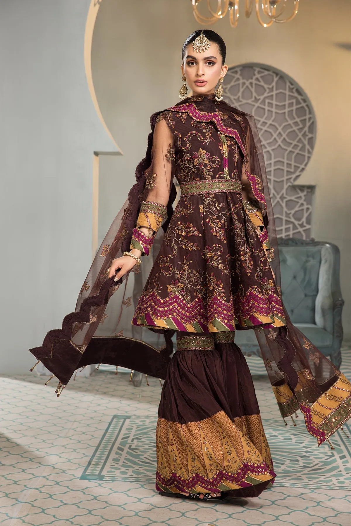 Rajwari Alizeh Fashion Vasl-e-Meeras Festive Edition 2022 | Unstitched Embroidered Net Suits