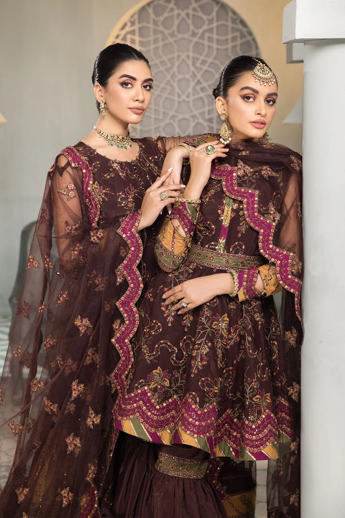 Rajwari Alizeh Fashion Vasl-e-Meeras Festive Edition 2022 | Unstitched Embroidered Net Suits
