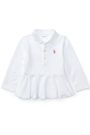 Ralph Lauren Long-Sleeve Peplum Polo