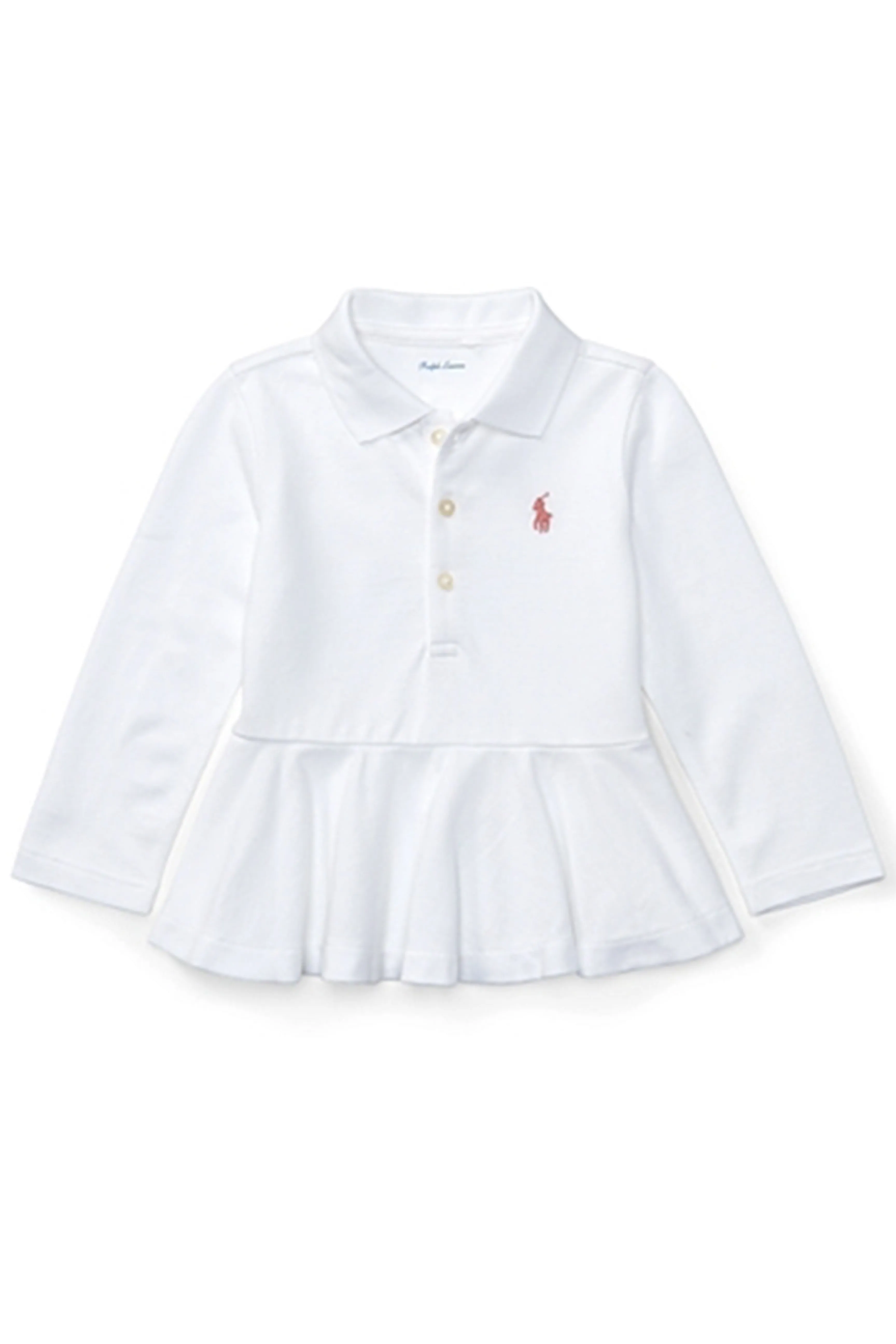 Ralph Lauren Long-Sleeve Peplum Polo