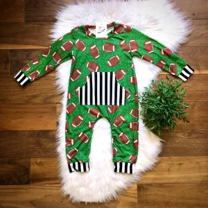 Ready, Set, Touchdown Boys Infant Romper