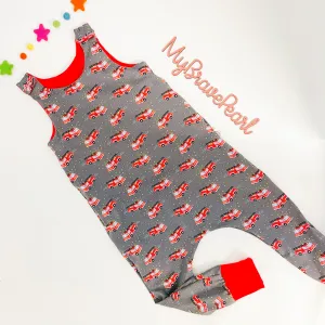 Ready To Ship 3-4Y Harem Rompers