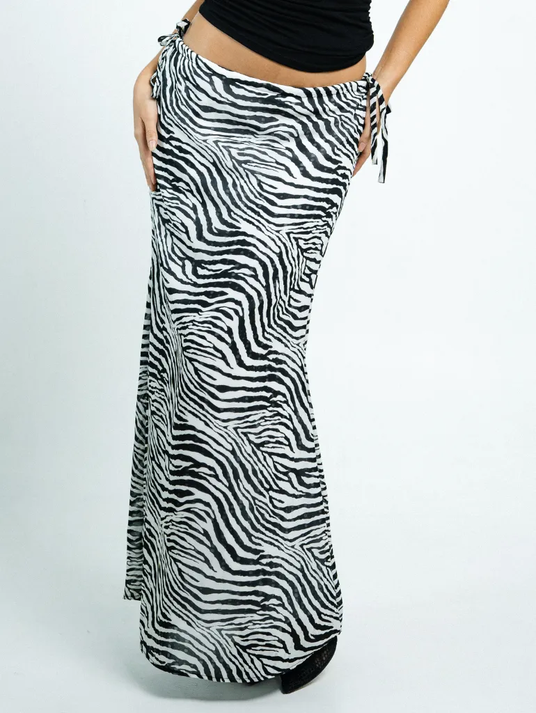 Rendezvous Skirt In Zebra