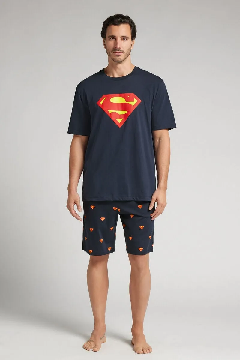Reserved Super-Man pyjama set with shorts