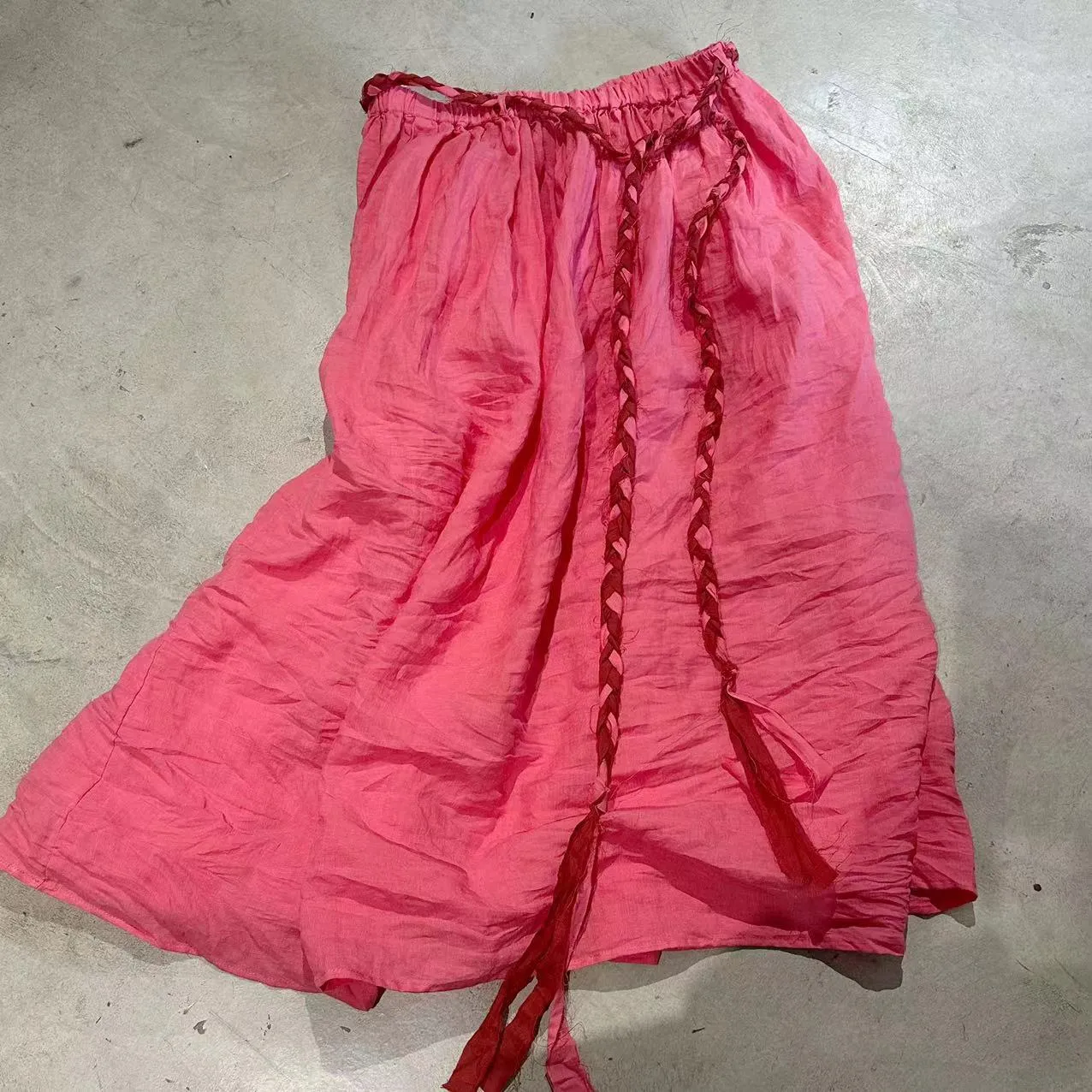 Retro Chiffon Maxi Skirt