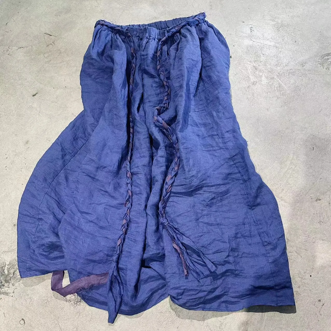 Retro Chiffon Maxi Skirt