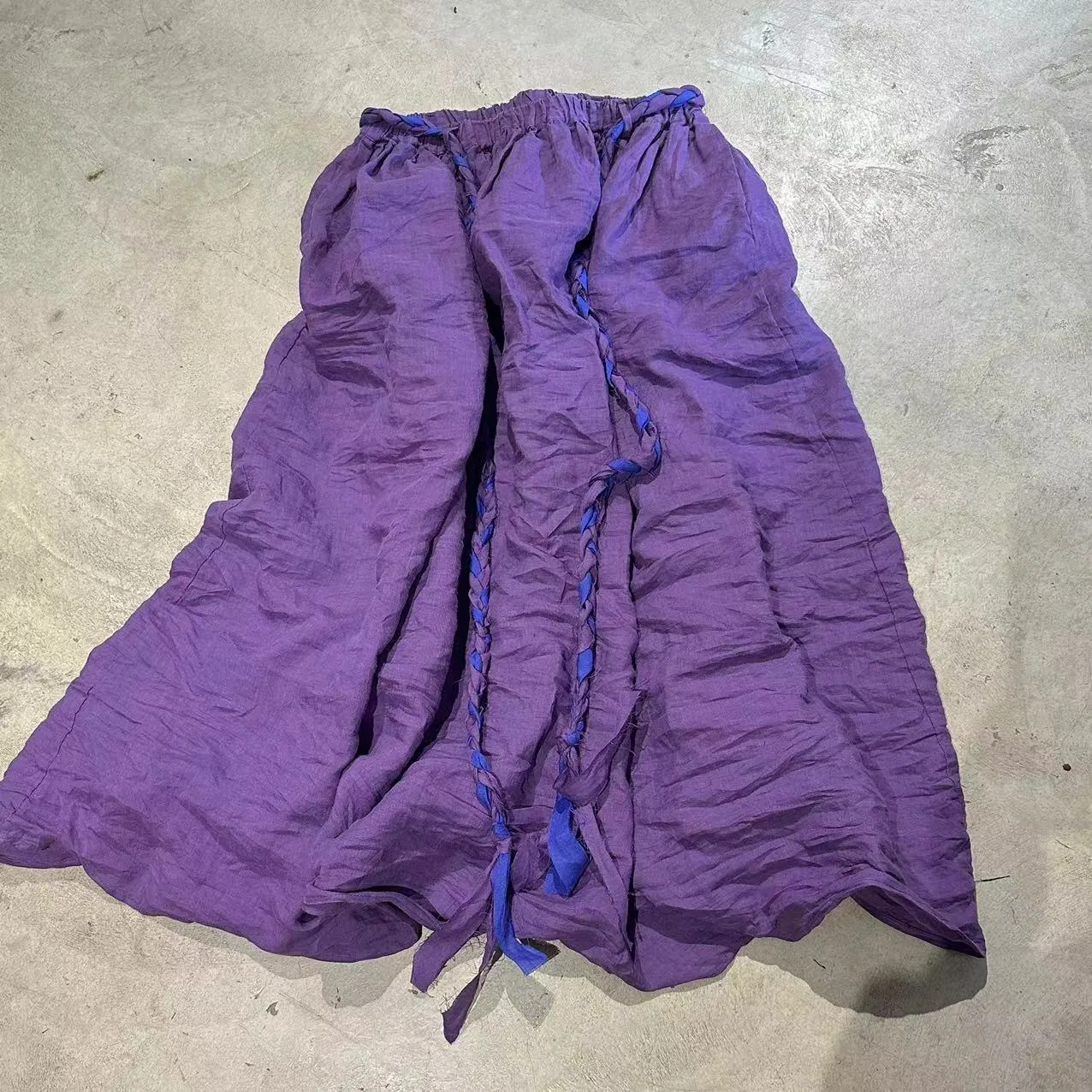 Retro Chiffon Maxi Skirt