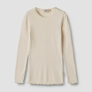 Rib T-Shirt L/s Reese Cream