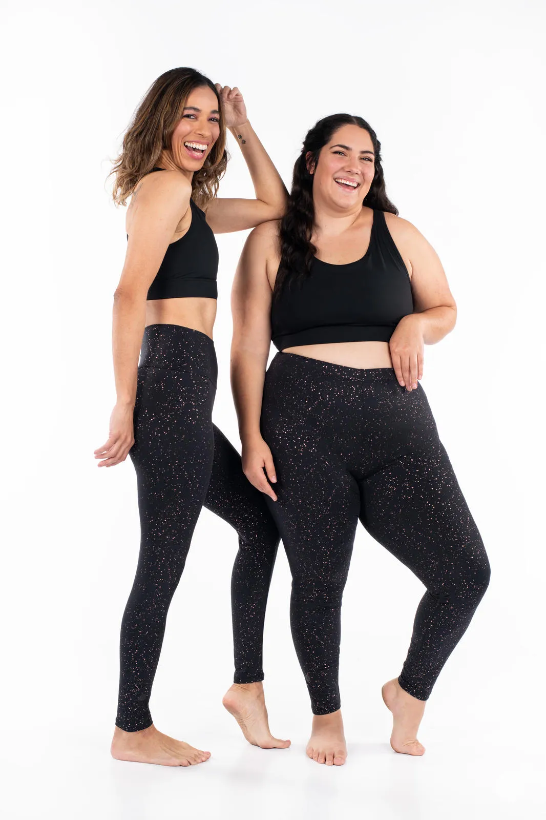 Rise & Sparkle High-Waisted Leggings