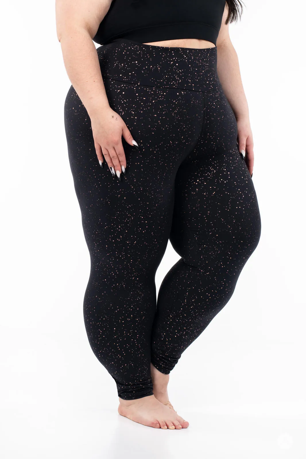 Rise & Sparkle High-Waisted Leggings