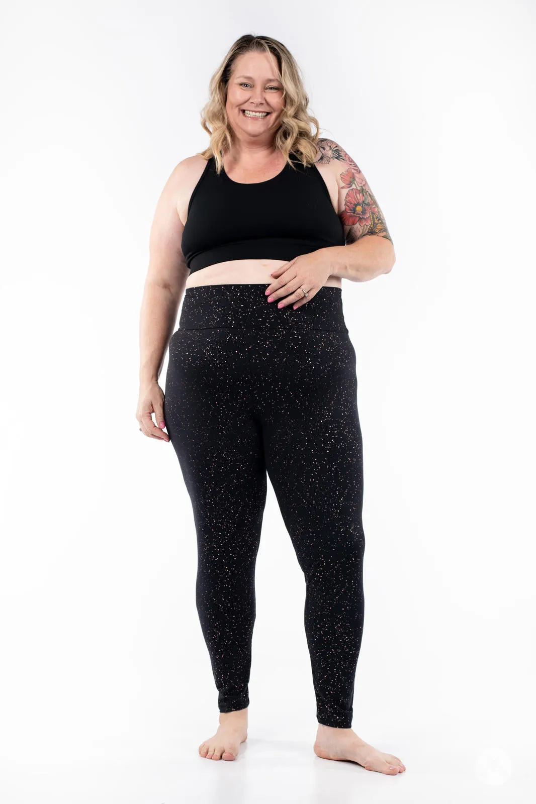 Rise & Sparkle High-Waisted Leggings