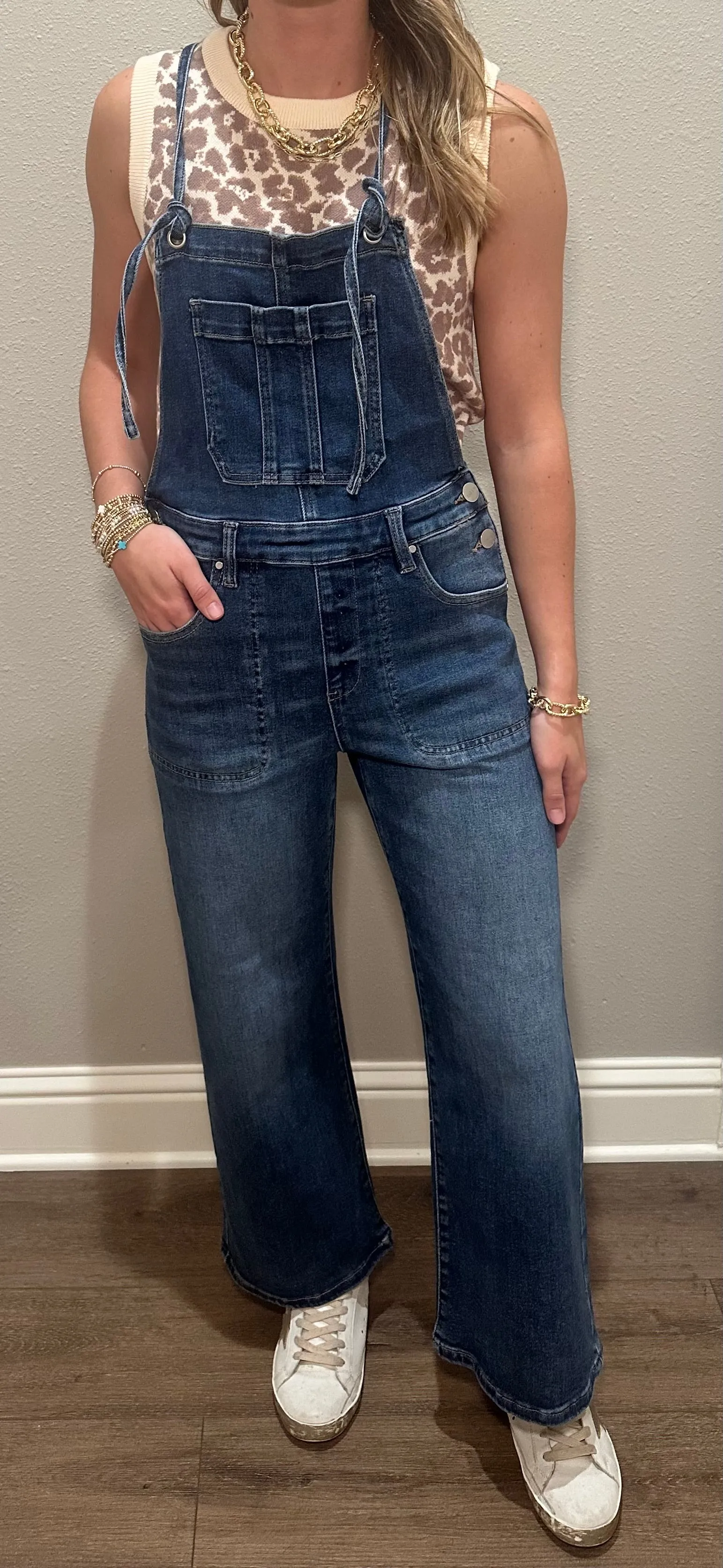 Risen Crop Straight Overalls