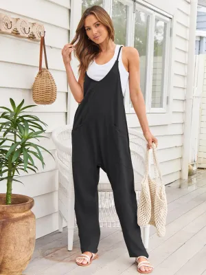 River V-Neck Spaghetti Strap Jumpsuit