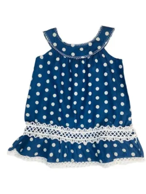 Round neck Denim Dress