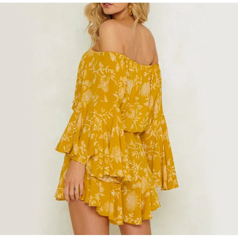 Ruffled Iris Jumpsuit
