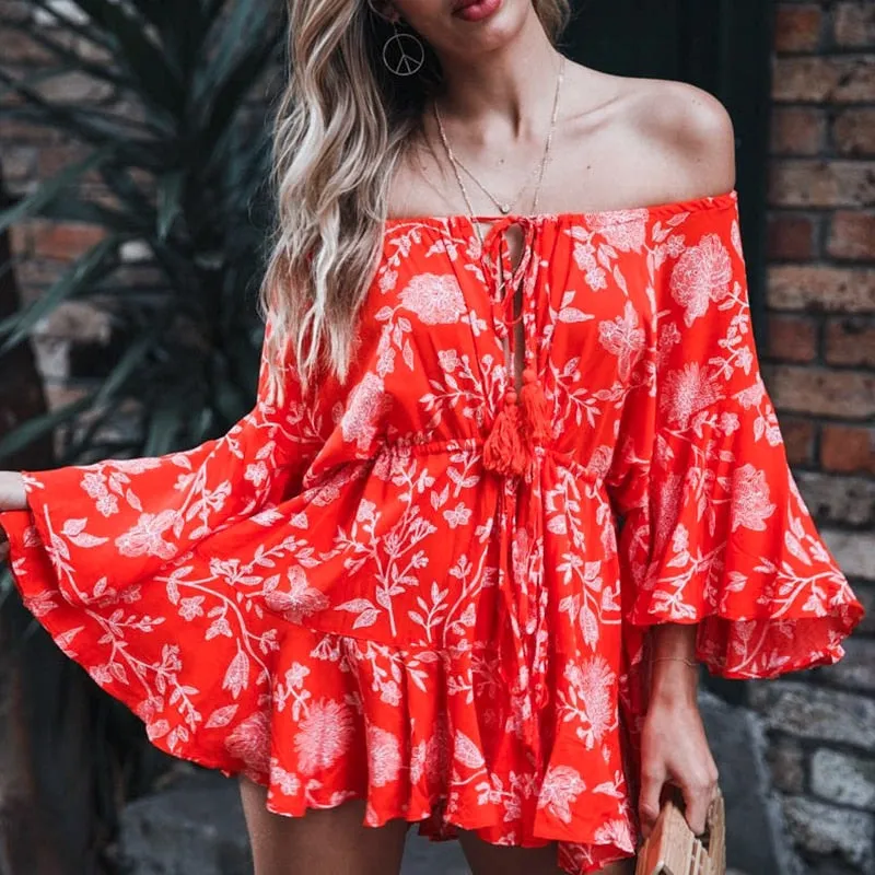 Ruffled Iris Jumpsuit