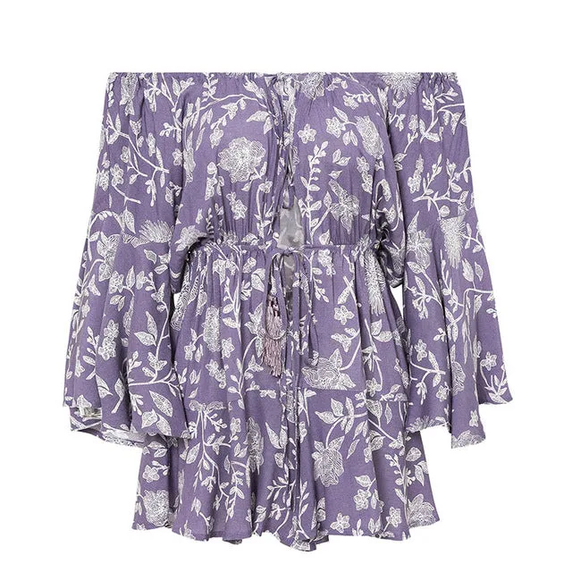Ruffled Iris Jumpsuit