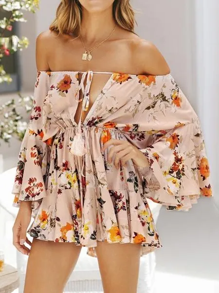 Ruffled Iris Jumpsuit