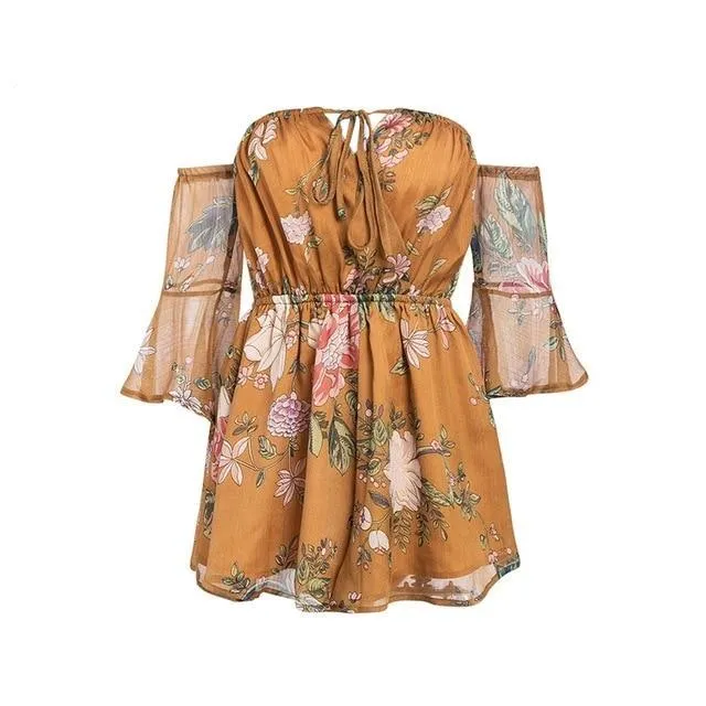 Ruffled Iris Jumpsuit