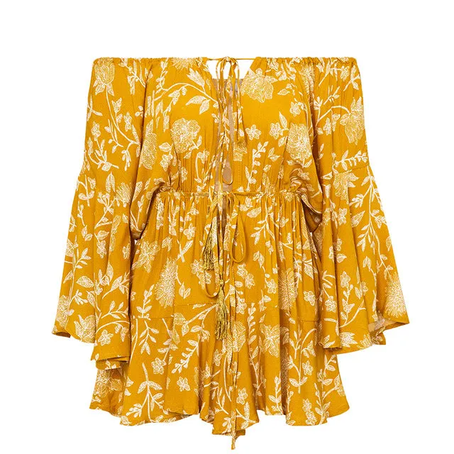 Ruffled Iris Jumpsuit
