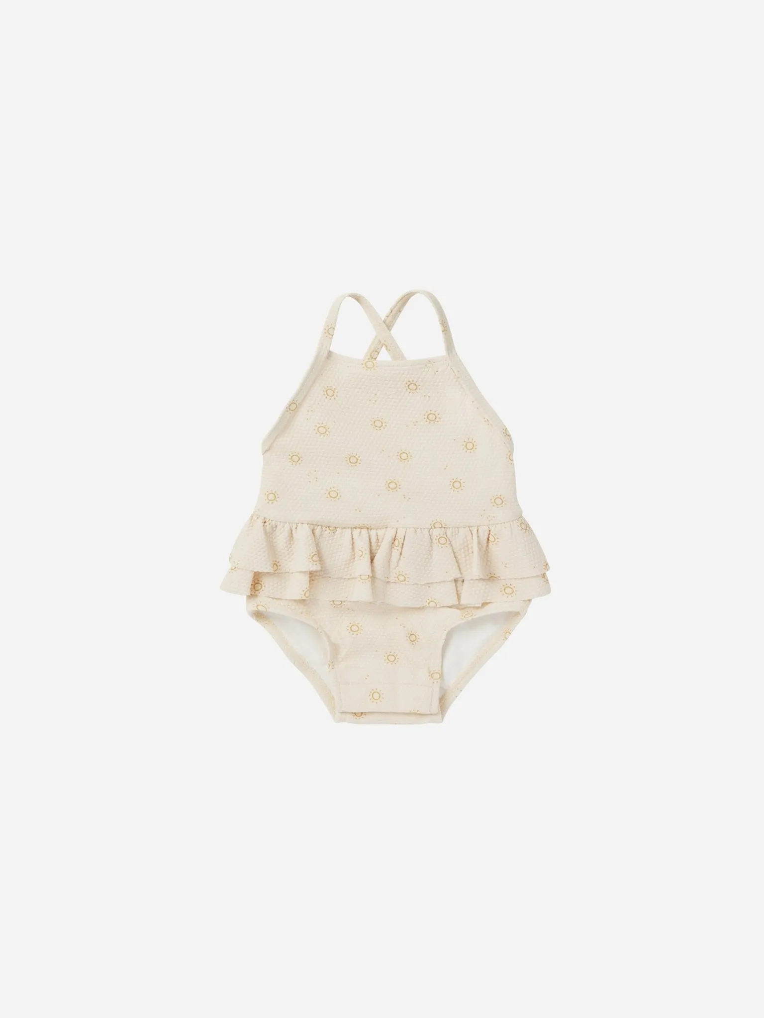 Ruffled One-Piece Swimsuit || Suns