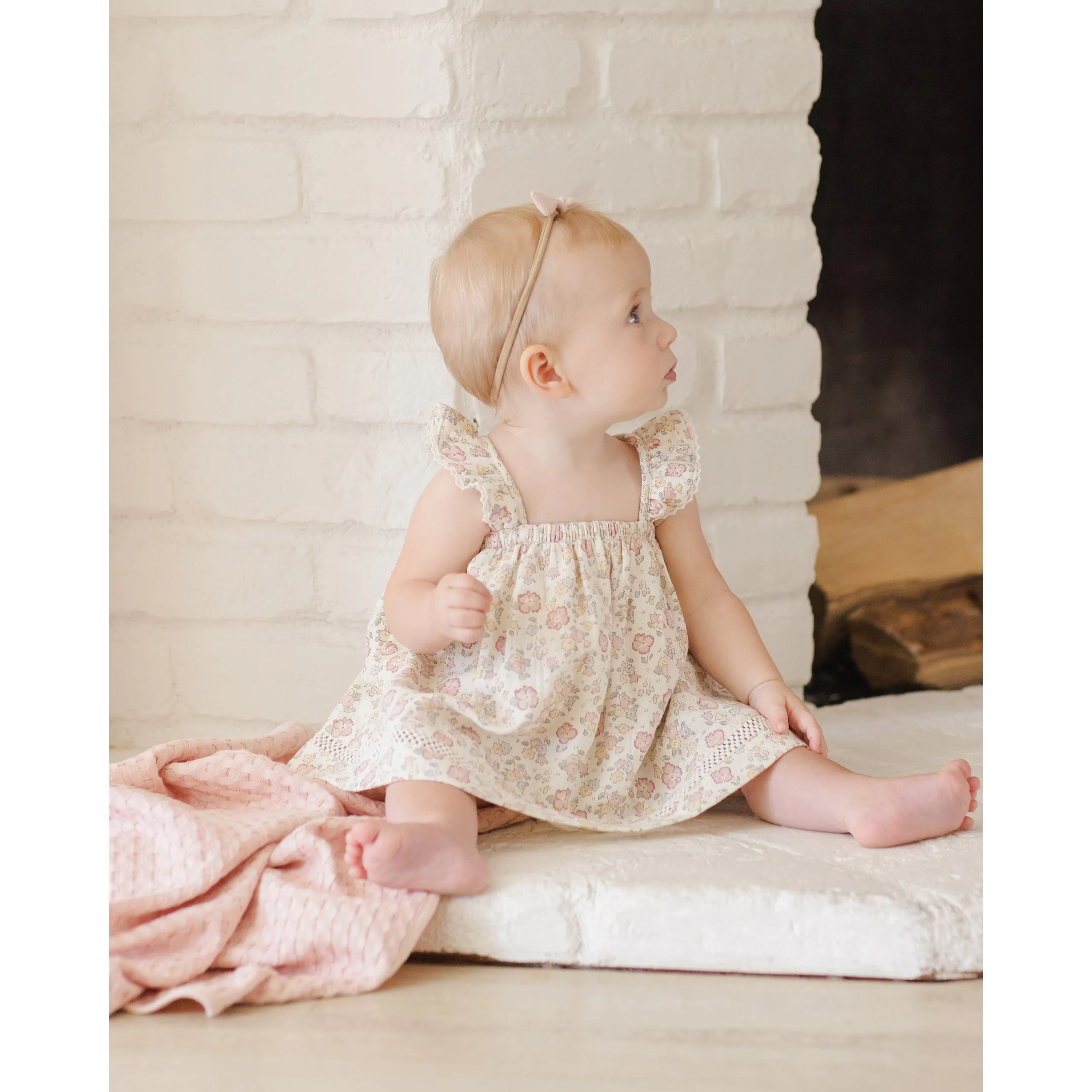 ruffled tank dress || bloom