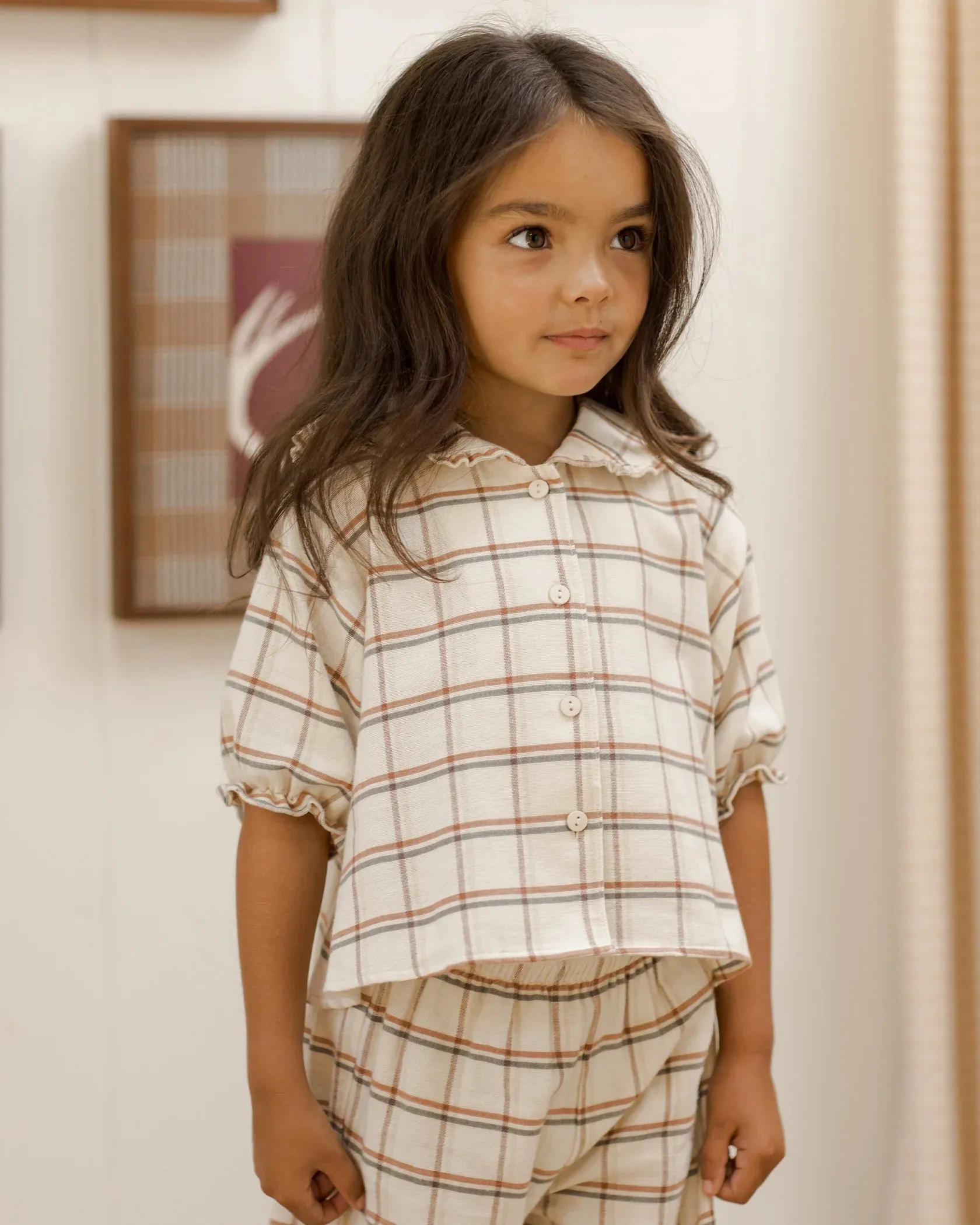 RYLEE   CRU Ruffle Pajamas || Holiday Plaid