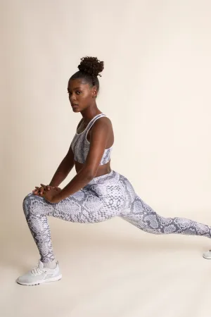 Safi Snake Skin Print Buttery Soft High Waisted Workout Leggings