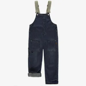 Salopette longue en denim, enfant || Denim long overall, child