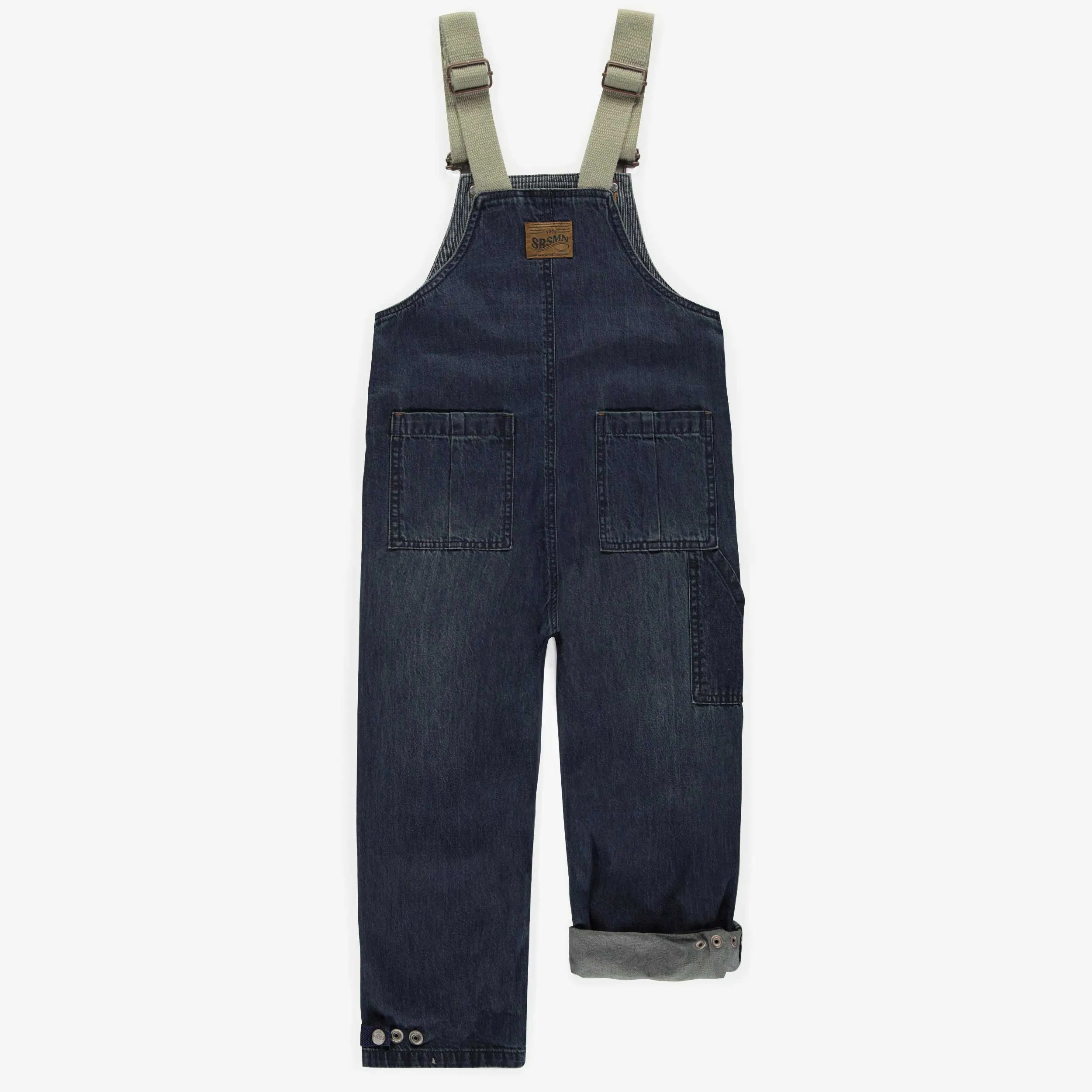 Salopette longue en denim, enfant || Denim long overall, child