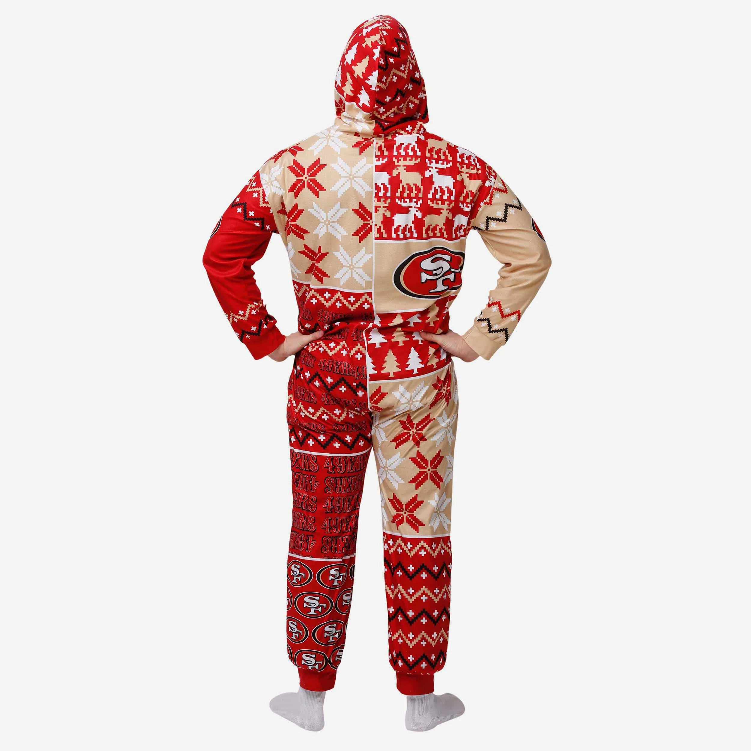 San Francisco 49ers Busy Block One Piece Pajamas
