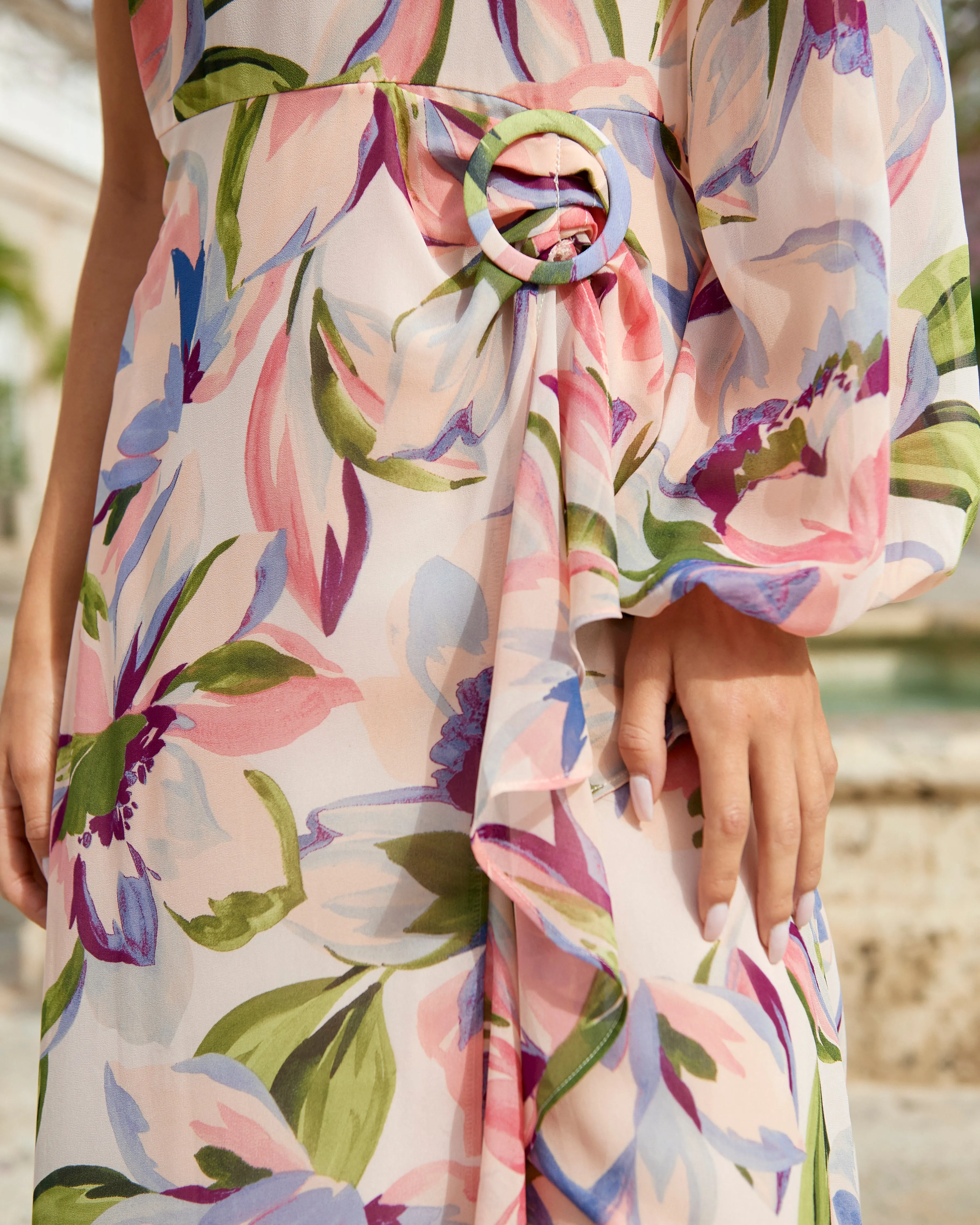 Sandersonia One Shoulder Dress