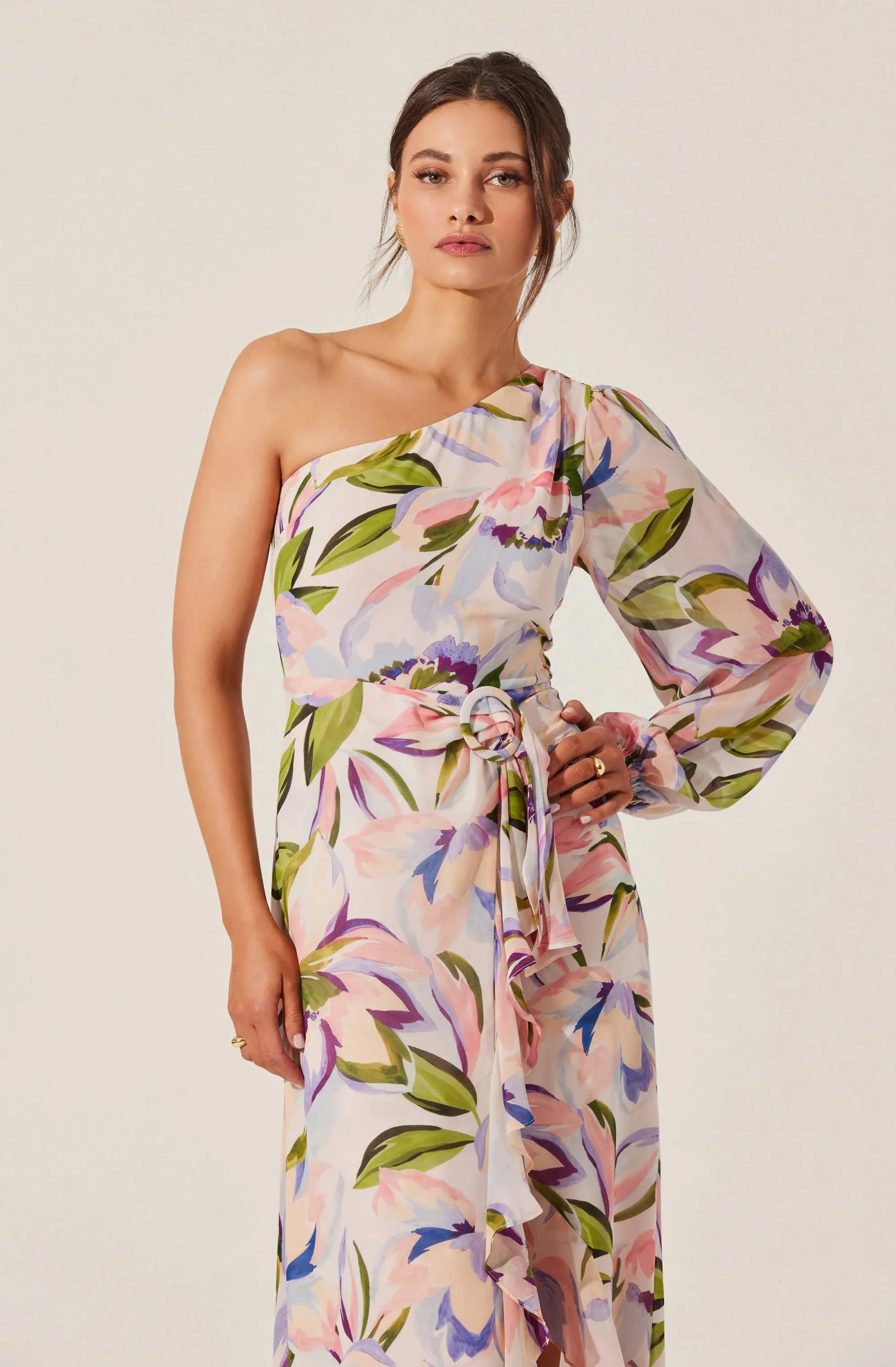 Sandersonia One Shoulder Dress