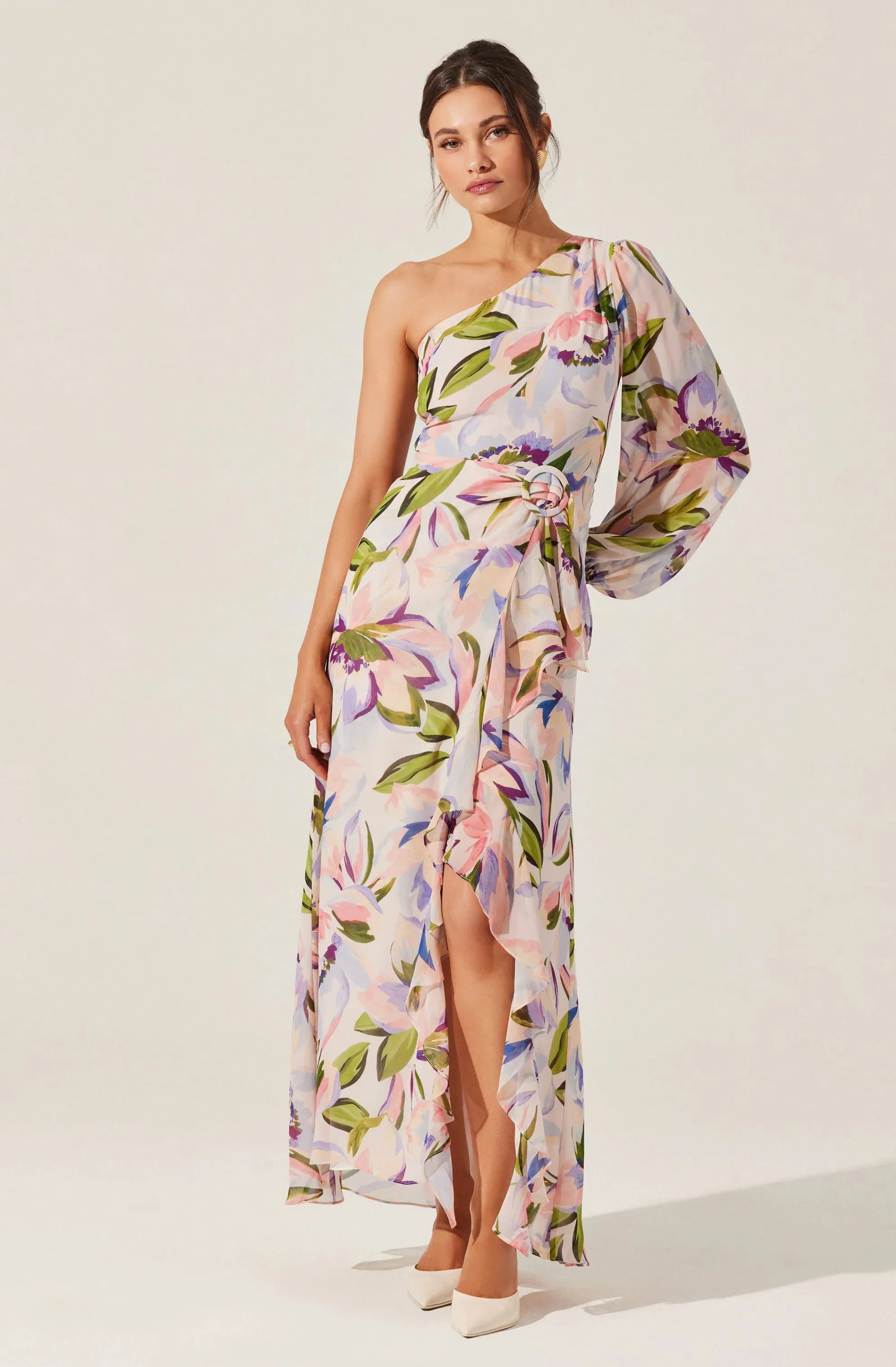 Sandersonia One Shoulder Dress