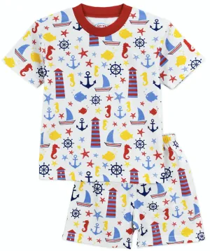Sara's Prints  Lighthouse Pajamas Set