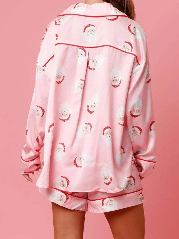 Sassy Casual Christmas Prints Pajamas