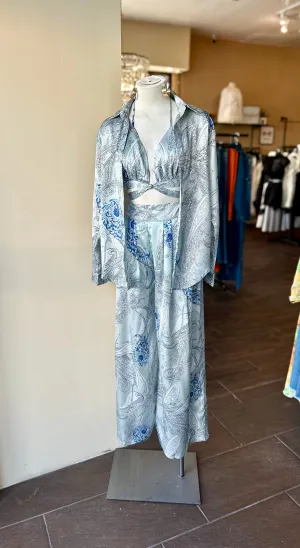 Satin 3PC Pants Set