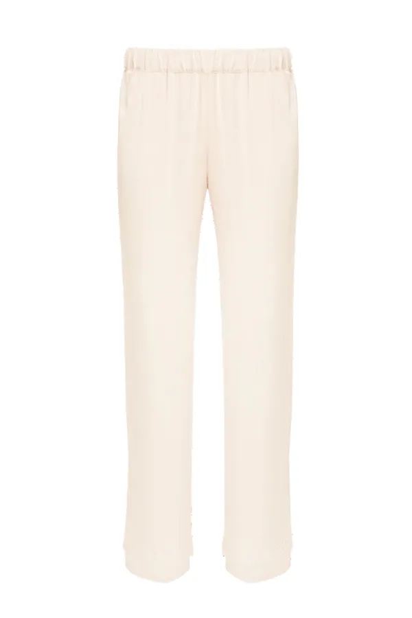 Satin Secrets Pant  - Cream