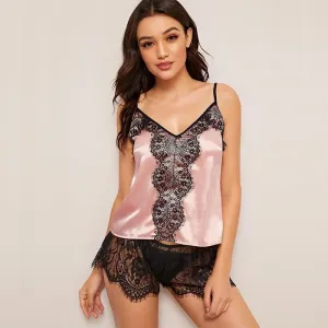 Satin Short Set Pajamas