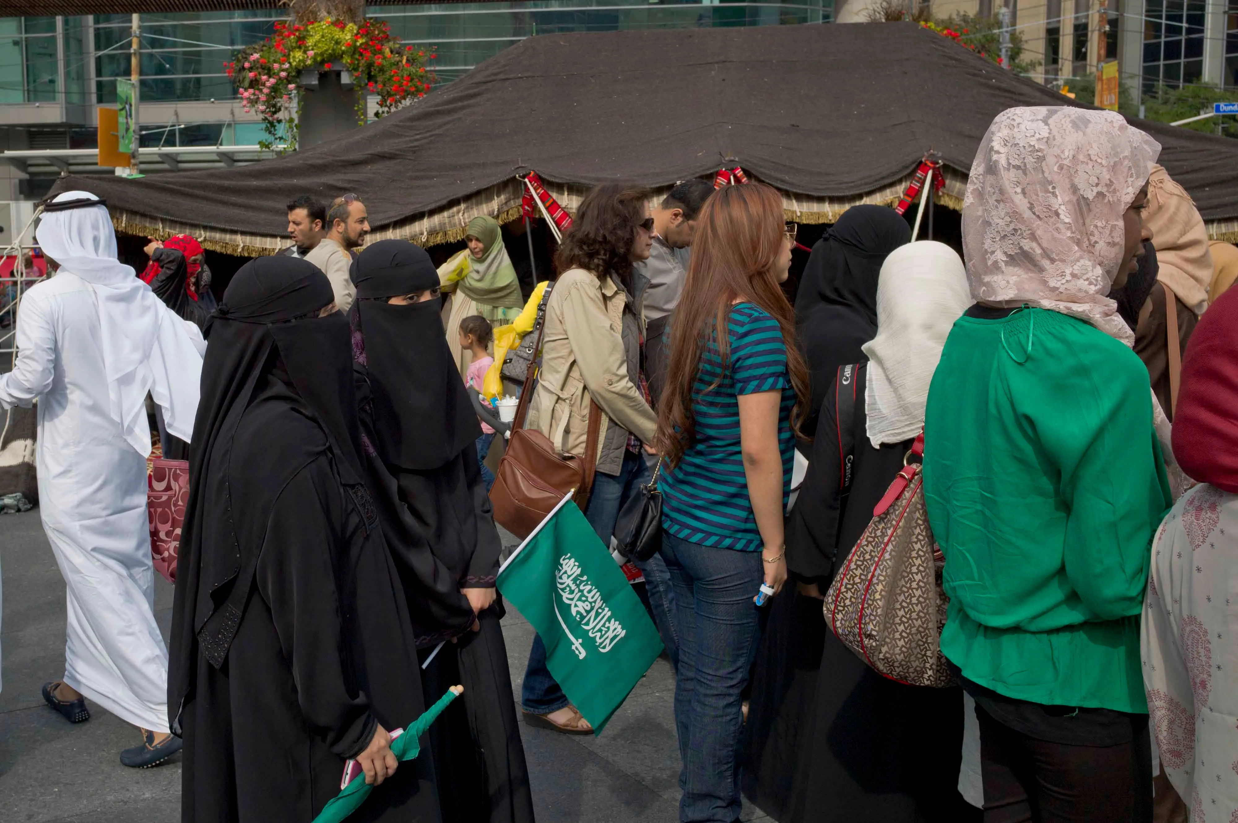 Saudi Day, Dundas Square, Toronto, Ontario