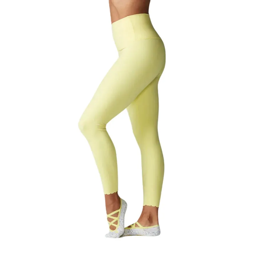 SCALLOP HIGH WAISTED 7/8 TIGHT