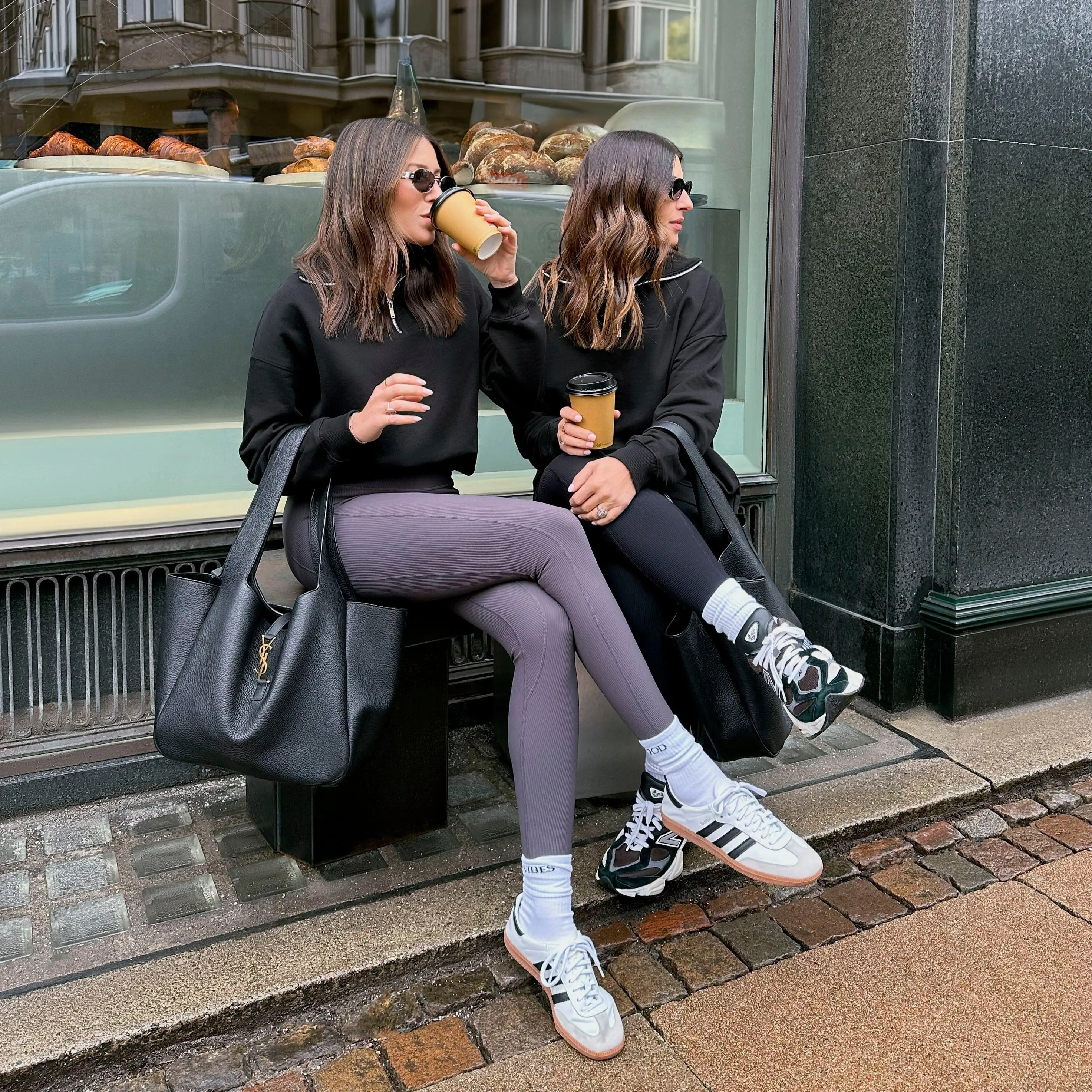 SCULPT RIB LEGGINGS - CHARCOAL