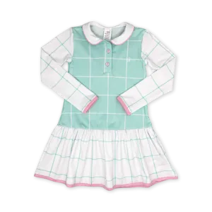 Set Athletics Long Sleeve Dress - Mint/Pink
