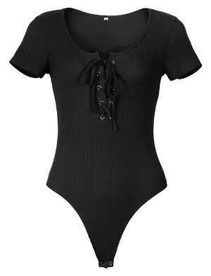 Sexy Romper Bodysuit Women Overalls Autumn Jumpsuit Mujer Feminino Cropped Body Suit Femme Bandage Bodysuit Shorts Knitted GV711