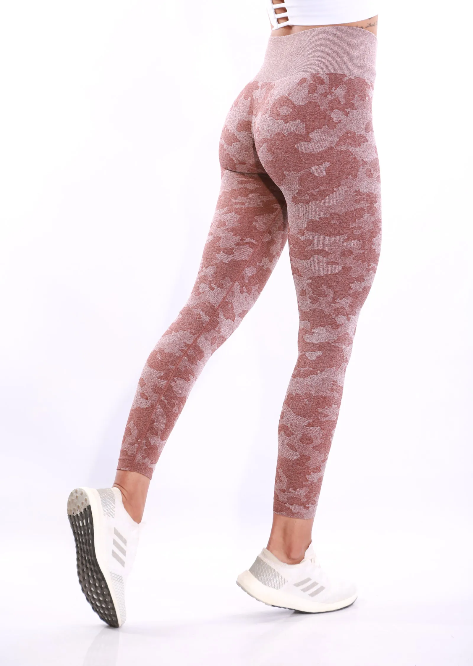 Shapewear TNG Camo scrunch - Seamless  Leggings - brown