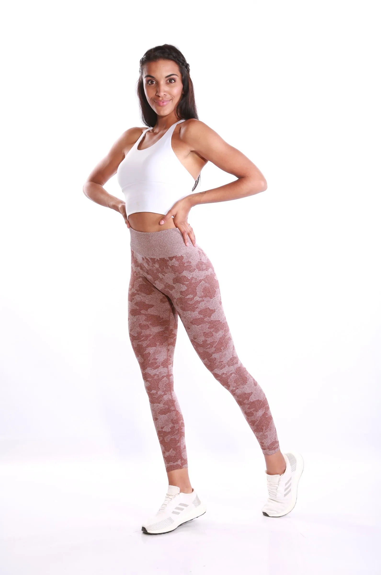 Shapewear TNG Camo scrunch - Seamless  Leggings - brown