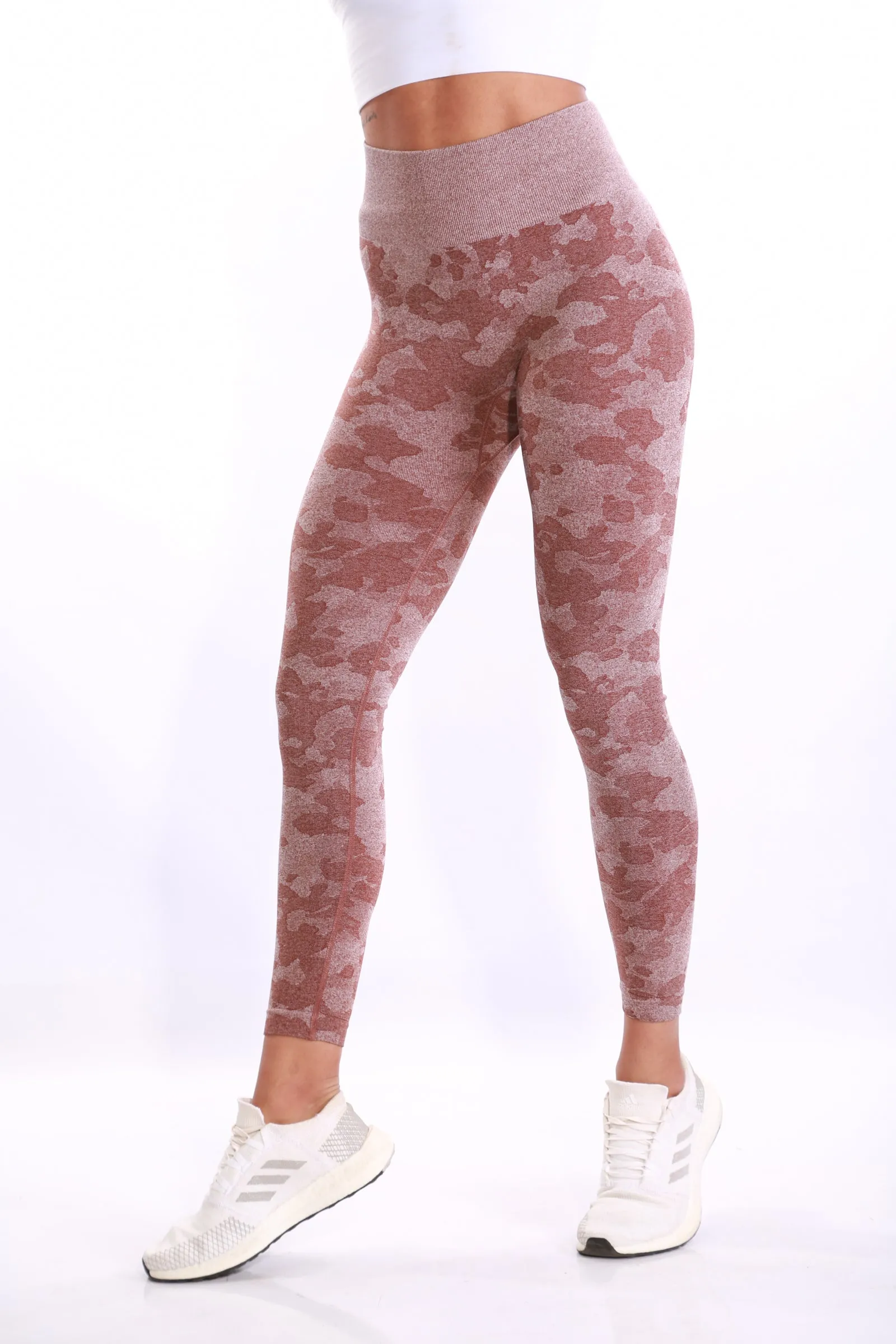 Shapewear TNG Camo scrunch - Seamless  Leggings - brown