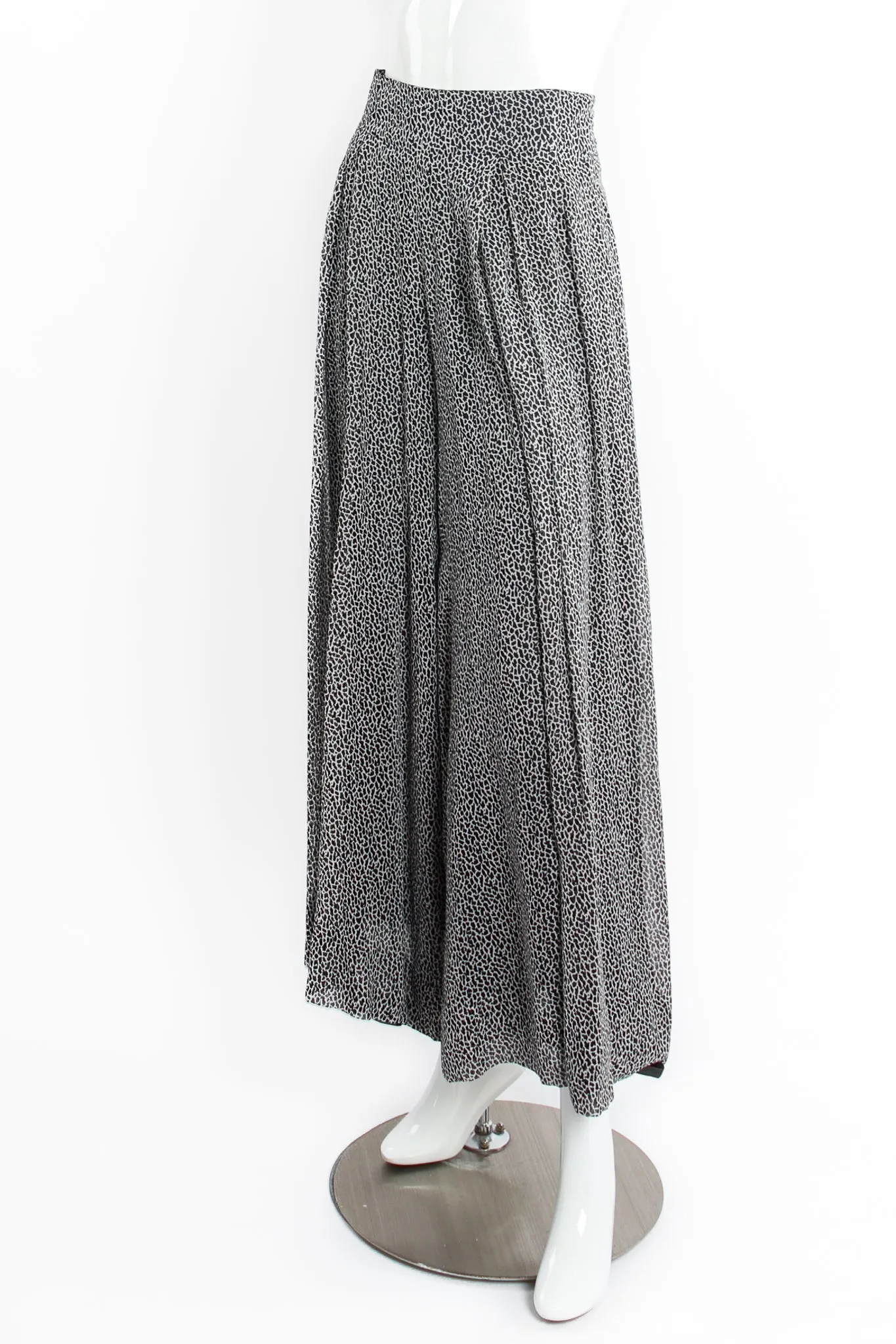 Sheer Floral Wrap Top & Palazzo Pant Set
