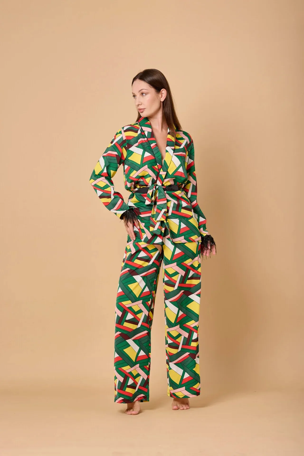 Shelly Silk Pajama Set