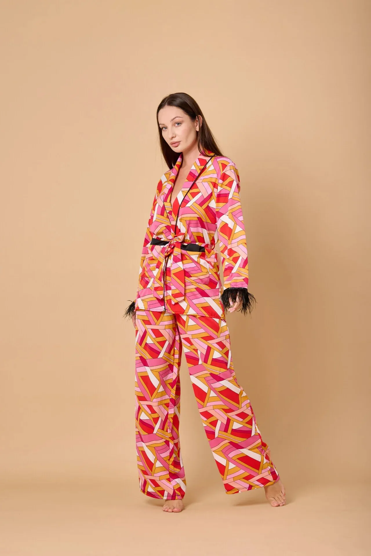 Shelly Silk Pajama Set